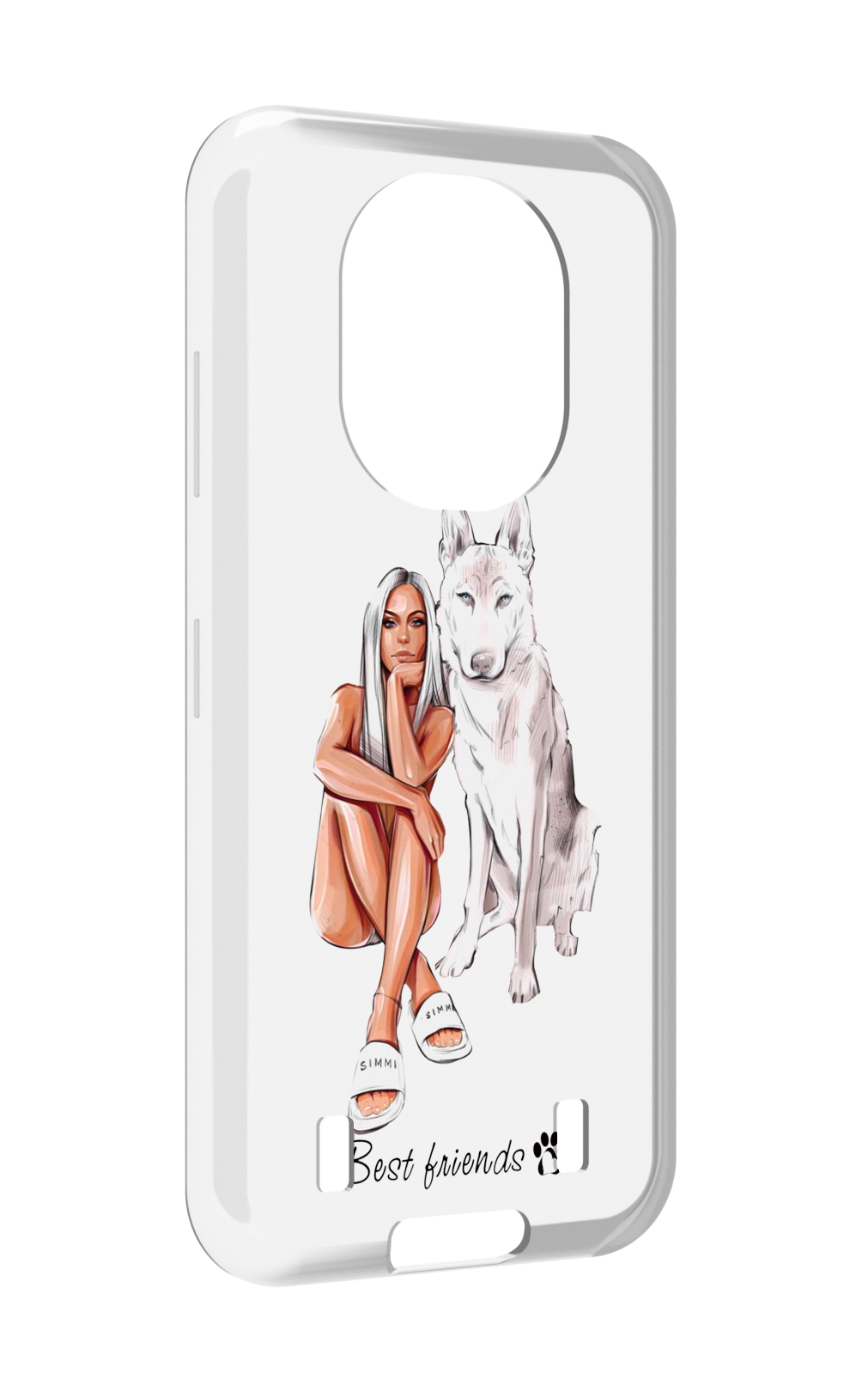 

Чехол MyPads Лучшие-друзья для Oukitel WP16, Прозрачный, Tocco