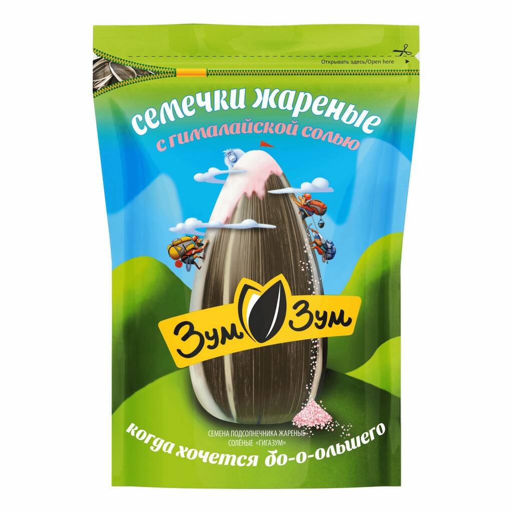 

Семечки подсолнечные Зум-Зум с гималайской солью 170 г