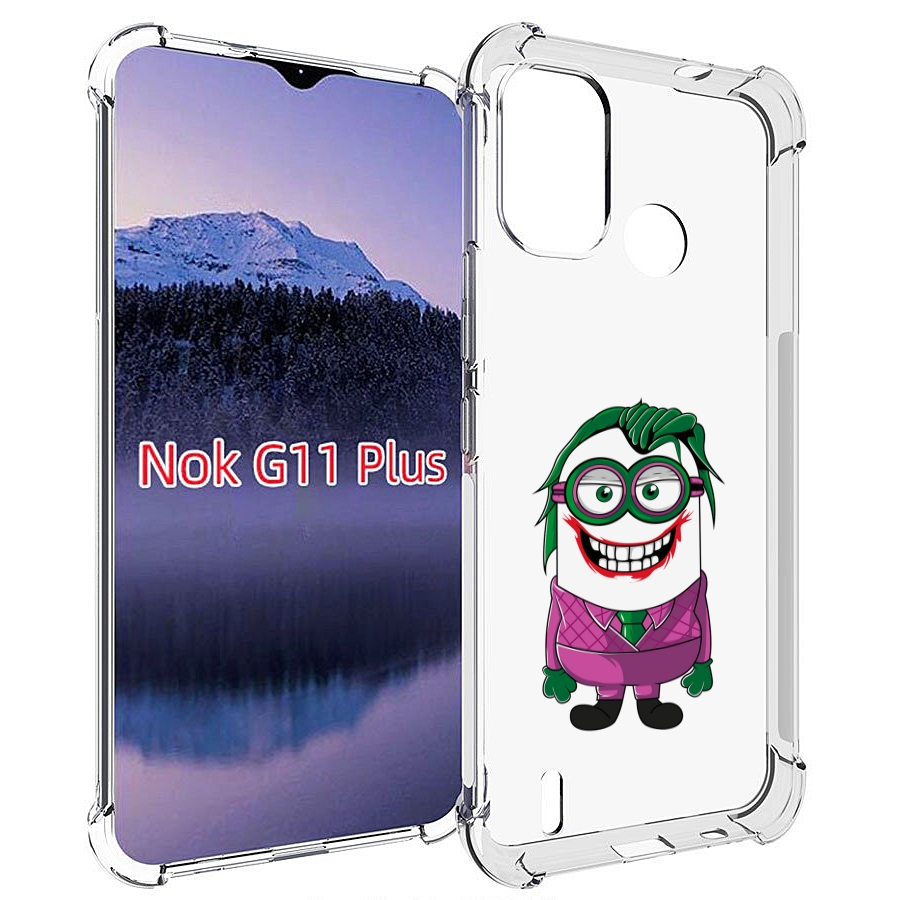 

Чехол MyPads джокер миньон для Nokia G11 Plus, Прозрачный, Tocco