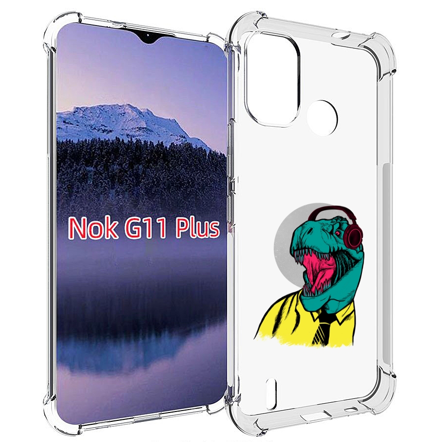 

Чехол MyPads дино для Nokia G11 Plus, Прозрачный, Tocco