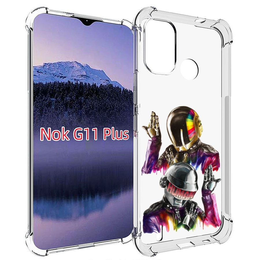 

Чехол MyPads диско космонавты для Nokia G11 Plus, Прозрачный, Tocco