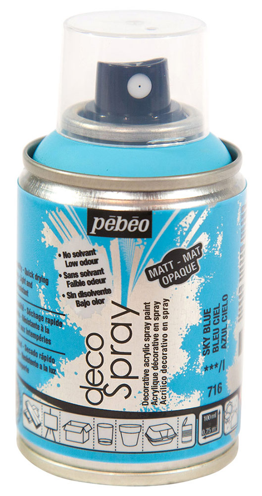 Pebeo decoSpray, (аэрозоль), 100 мл, небесно-голубой