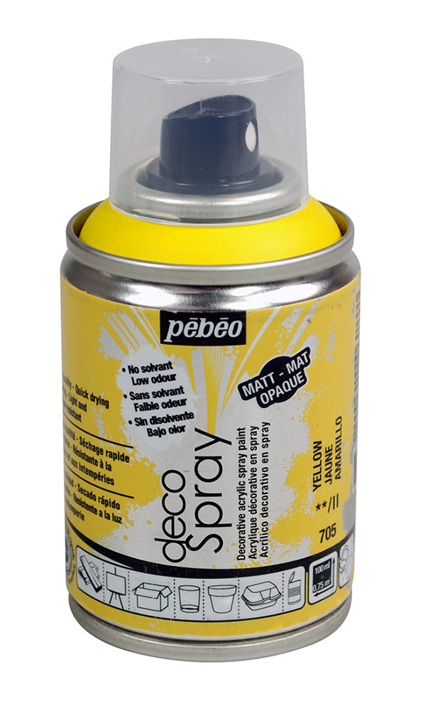 Pebeo decoSpray, (аэрозоль), 100 мл, желтый