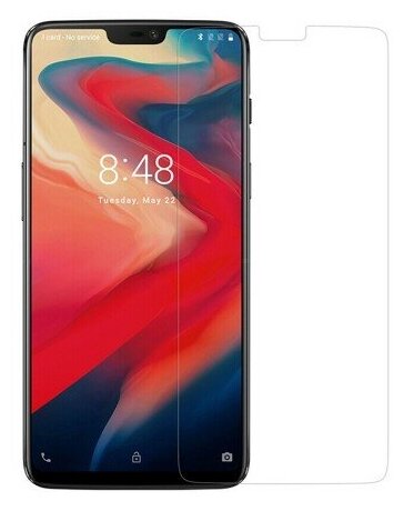 

Защитное стекло (без рамки) Full Glue для One Plus 6, прозрачное