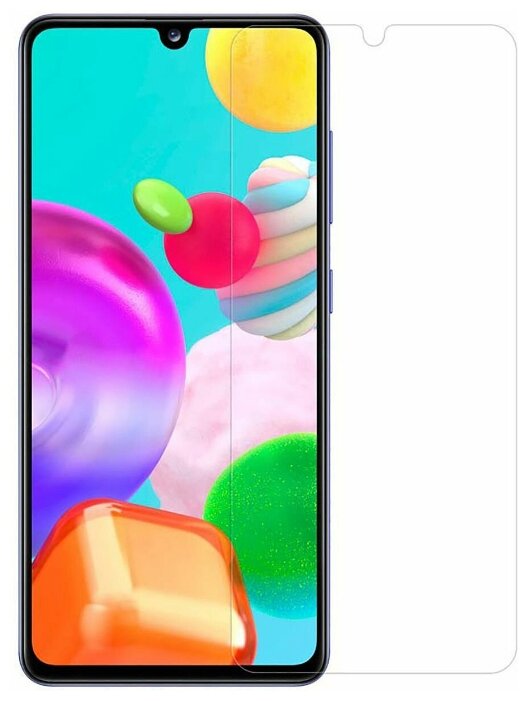 

Защитное стекло (без рамки) Full Glue для Samsung Galaxy A41, прозрачное, Galaxy A41
