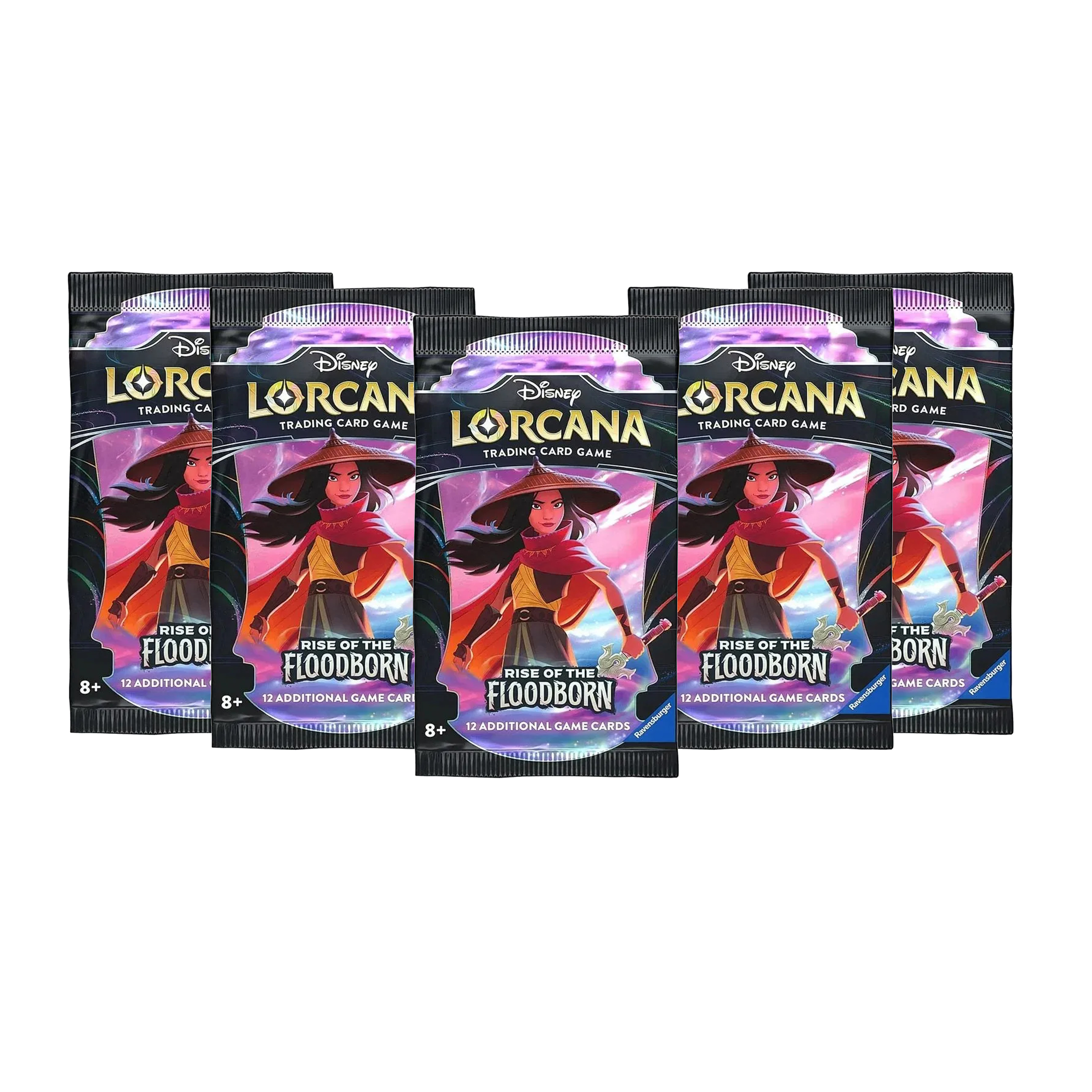 

Настольная игра Disney Lorcana TCG: 5 бустеров издания Rise of the Floodborn англ, TCG