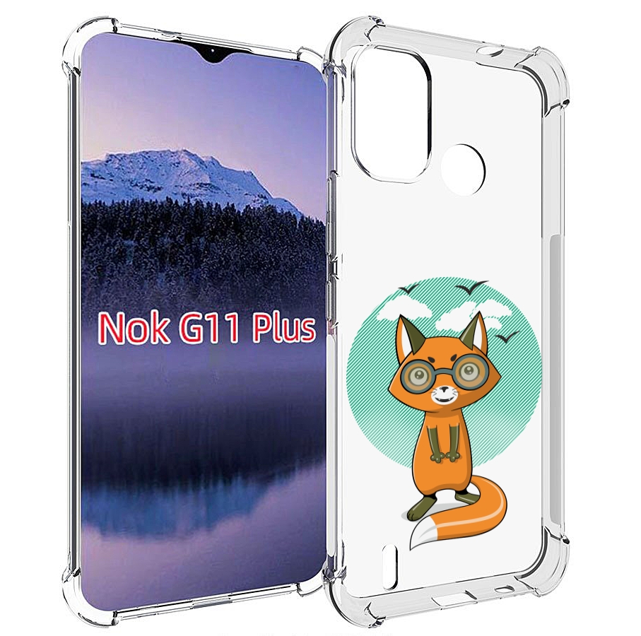 

Чехол MyPads задумчивая лиса для Nokia G11 Plus, Прозрачный, Tocco