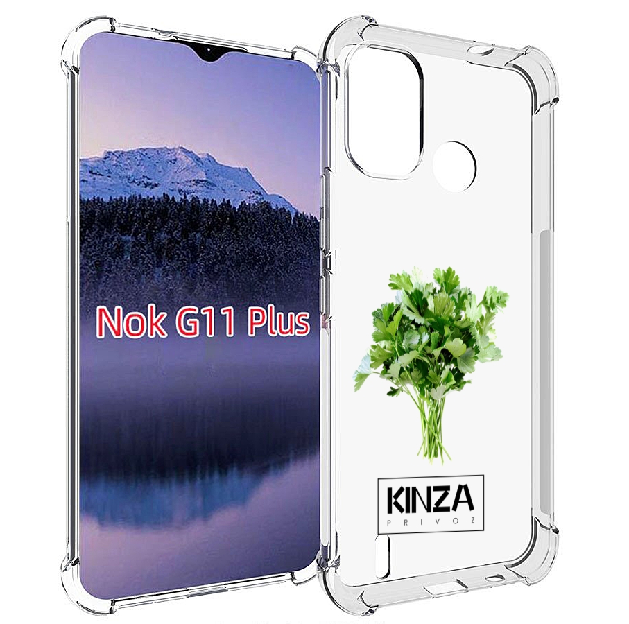 

Чехол MyPads Бренд Кинза для Nokia G11 Plus, Прозрачный, Tocco