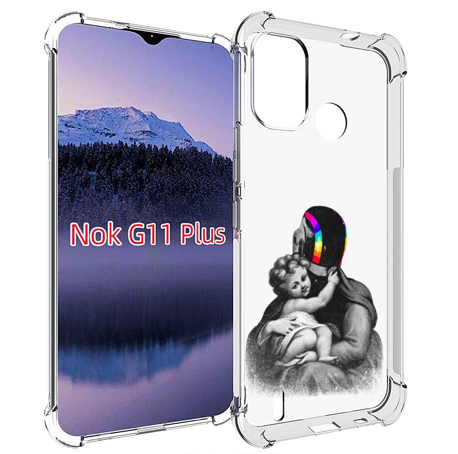 

Чехол MyPads защитник в шлеме для Nokia G11 Plus, Прозрачный, Tocco