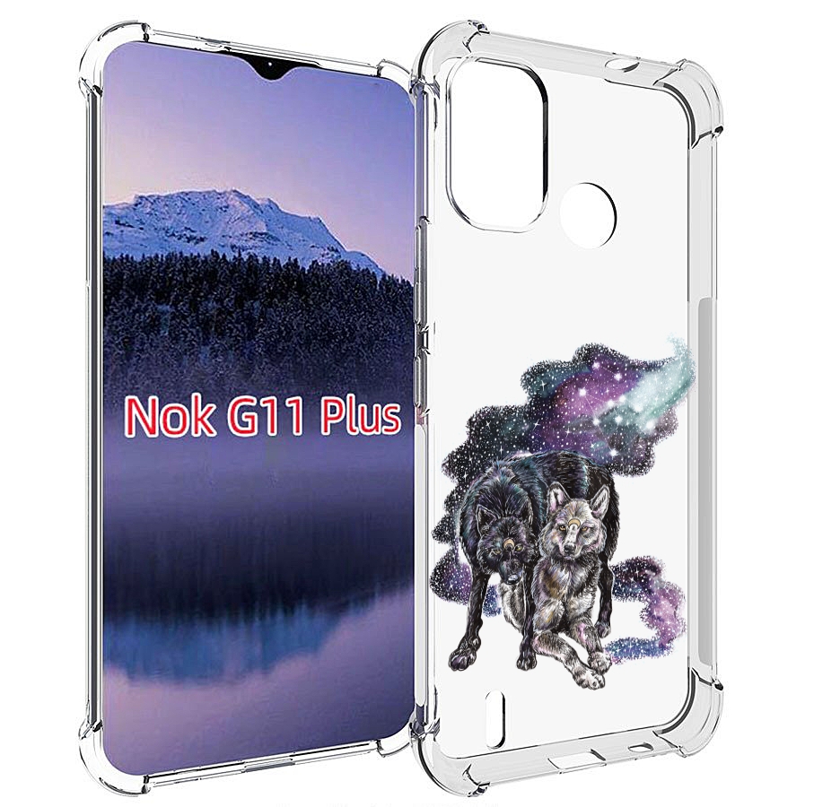 

Чехол MyPads звездные волки для Nokia G11 Plus, Прозрачный, Tocco