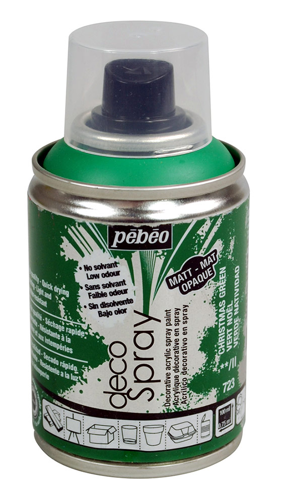 Pebeo decoSpray, (аэрозоль), 100 мл, зеленый рождественский