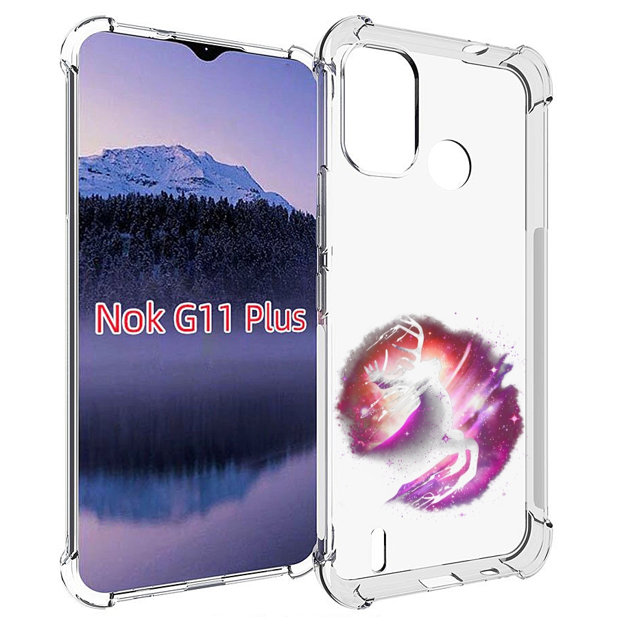 

Чехол MyPads звездный олень для Nokia G11 Plus, Прозрачный, Tocco