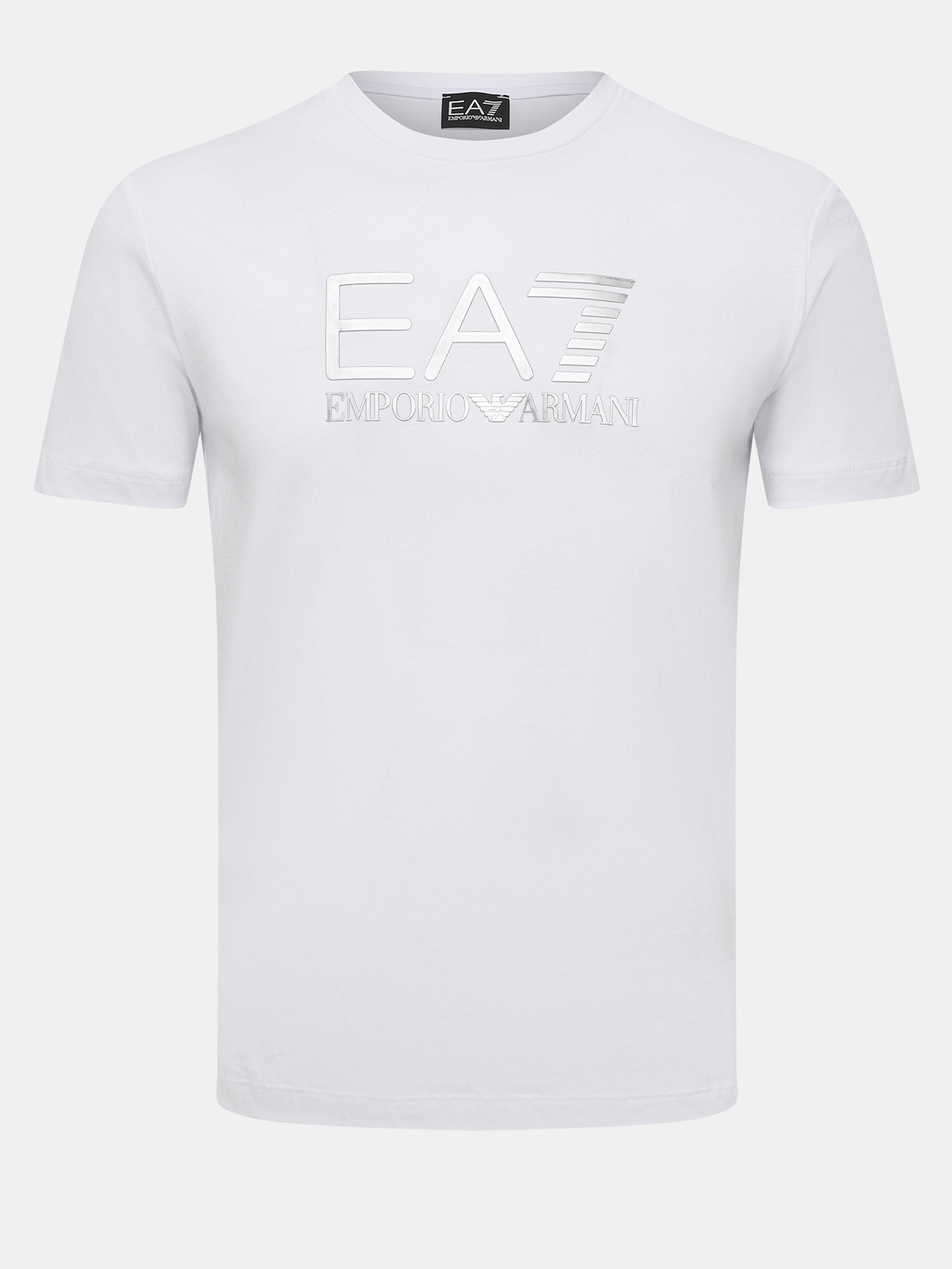 

Футболка мужская EA7 EMPORIO ARMANI 470455 белая 50-52 RU, Белый, 470455