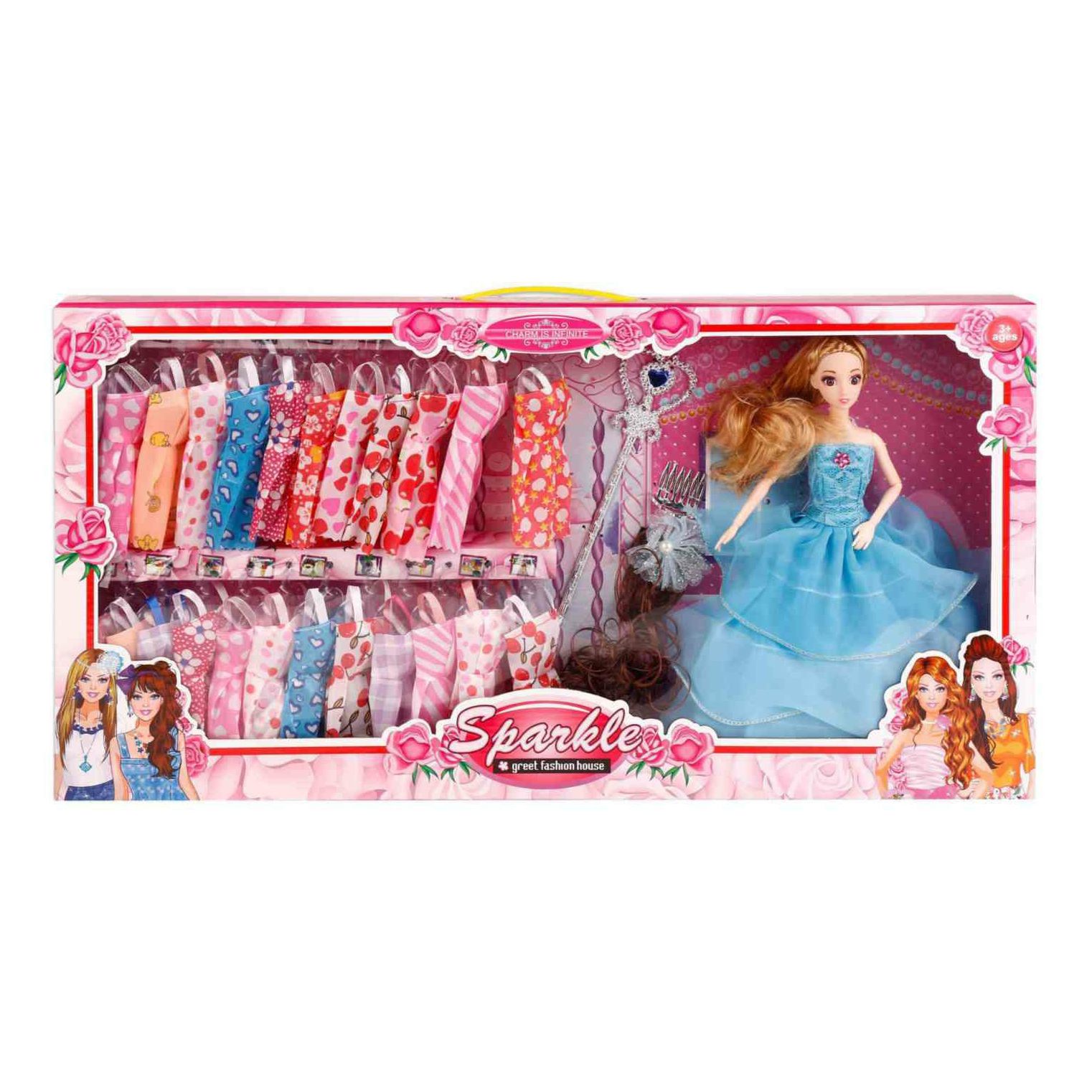 

Кукла Sparkle 24 наряда 30 см