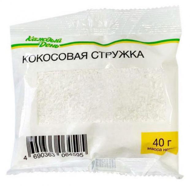 Стружка кокосовая Каждый день 40 г 28₽