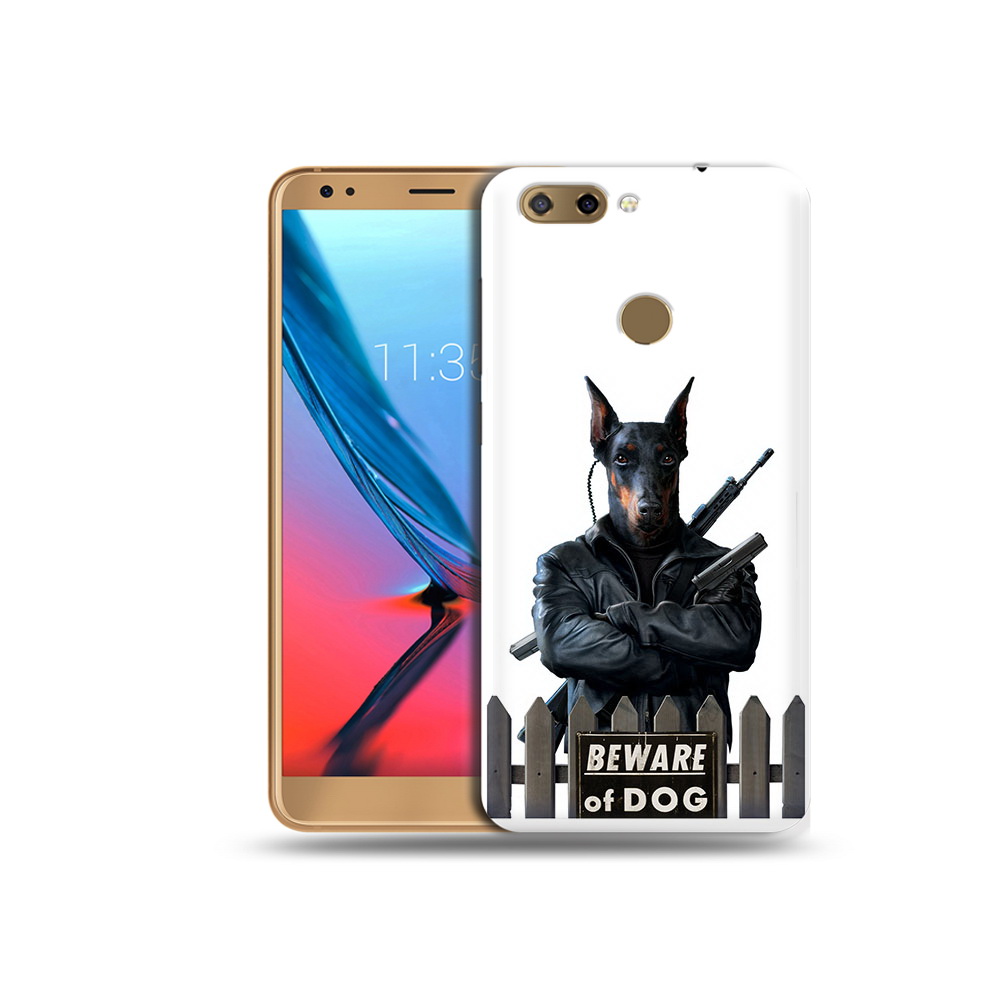 

Чехол MyPads Tocco для ZTE Blade V9 доберман (PT106427.464.332), Прозрачный, Tocco