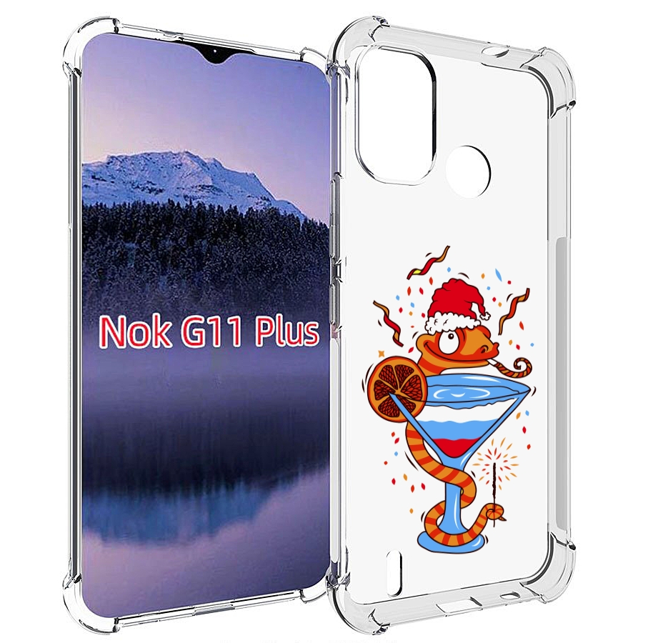 

Чехол MyPads змейка для Nokia G11 Plus, Прозрачный, Tocco