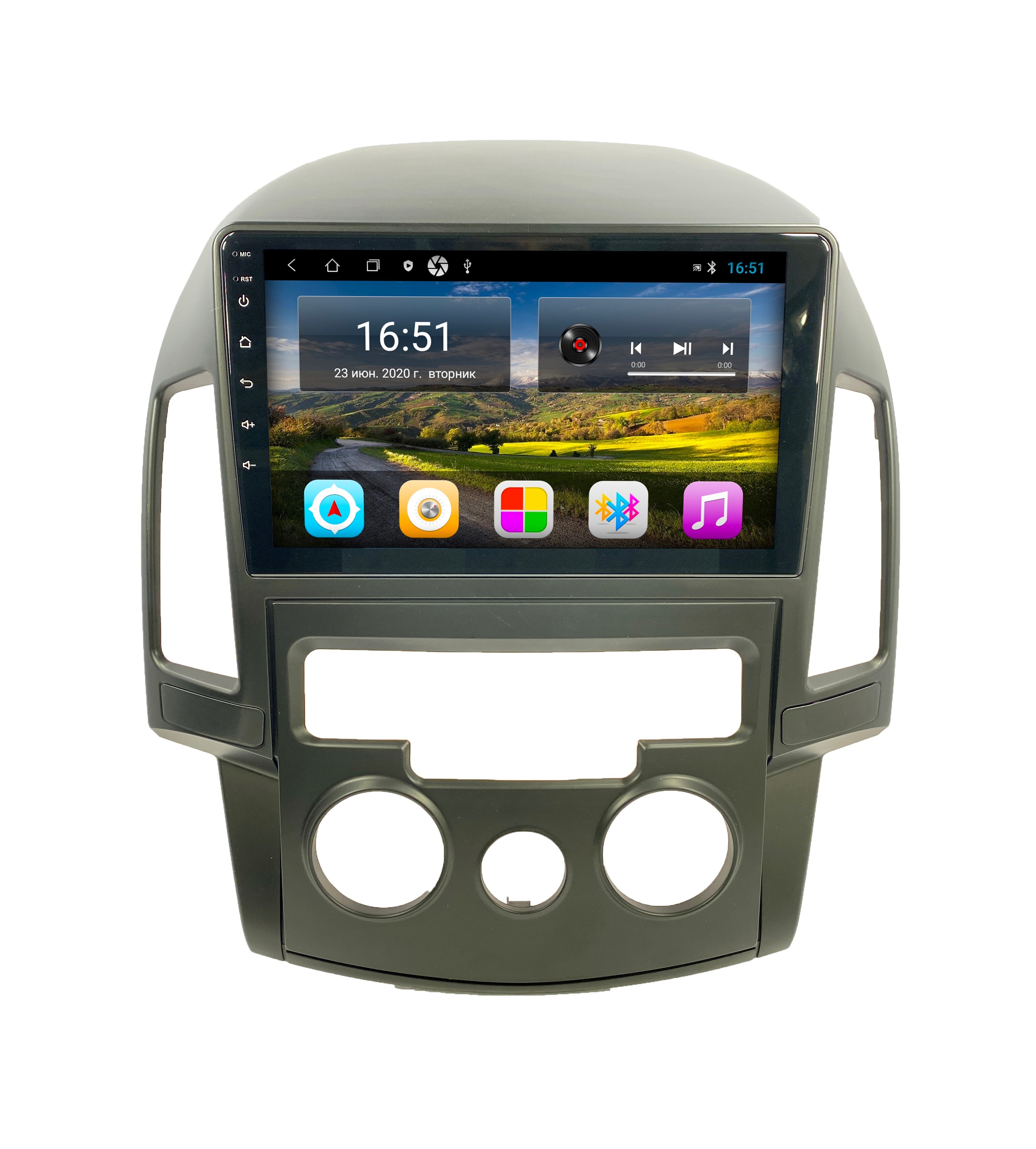 Штатная автомагнитола Zenith Hyundai i30 2008-2010 Кондиционер Android 12 216GB 1821200₽