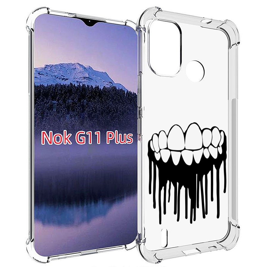 

Чехол MyPads зубы для Nokia G11 Plus, Прозрачный, Tocco