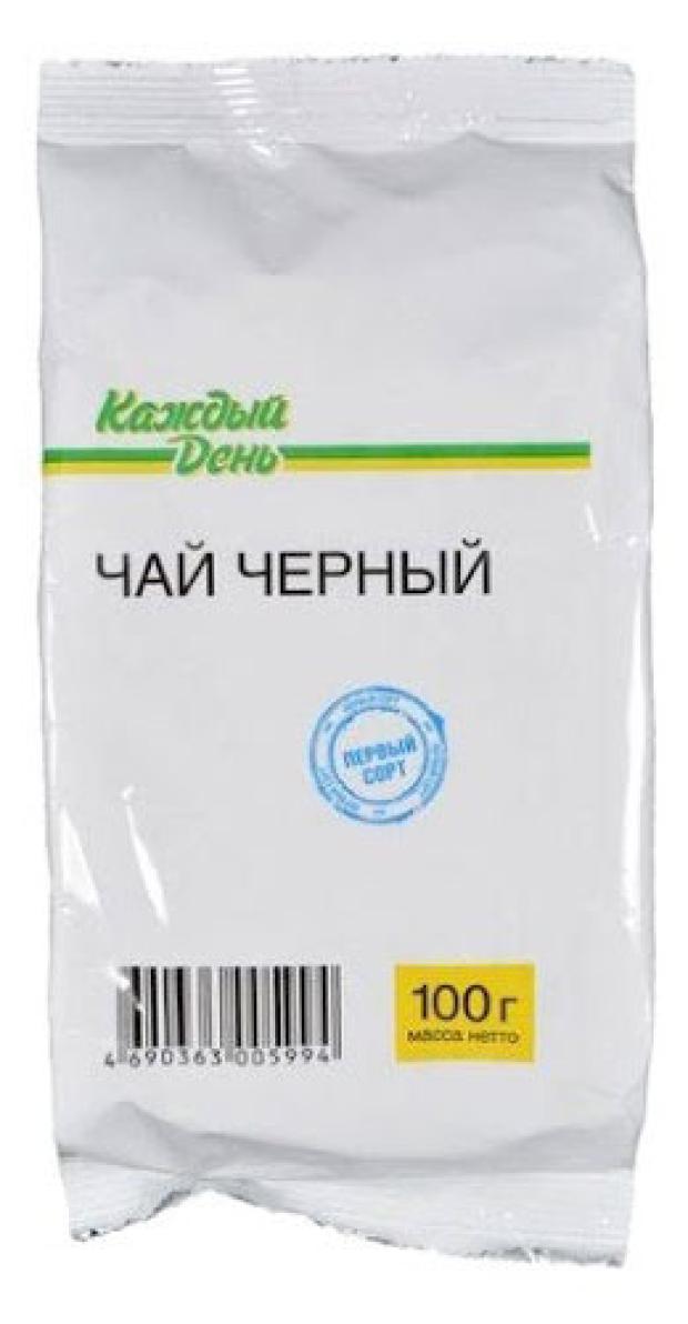 Чай черный Каждый день мелколистовой 100 г 20₽