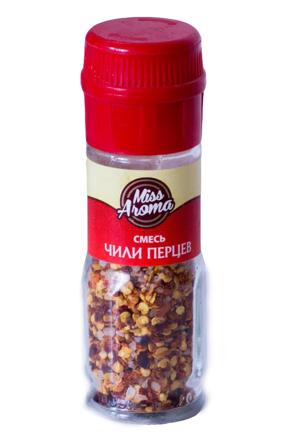 

Приправа Miss Aroma Смесь чили перцев мельница 80 г