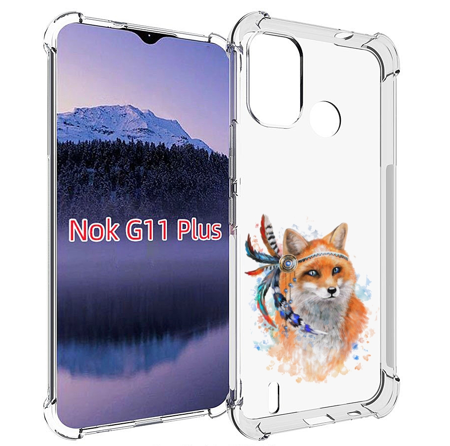 

Чехол MyPads инду лиса для Nokia G11 Plus, Прозрачный, Tocco