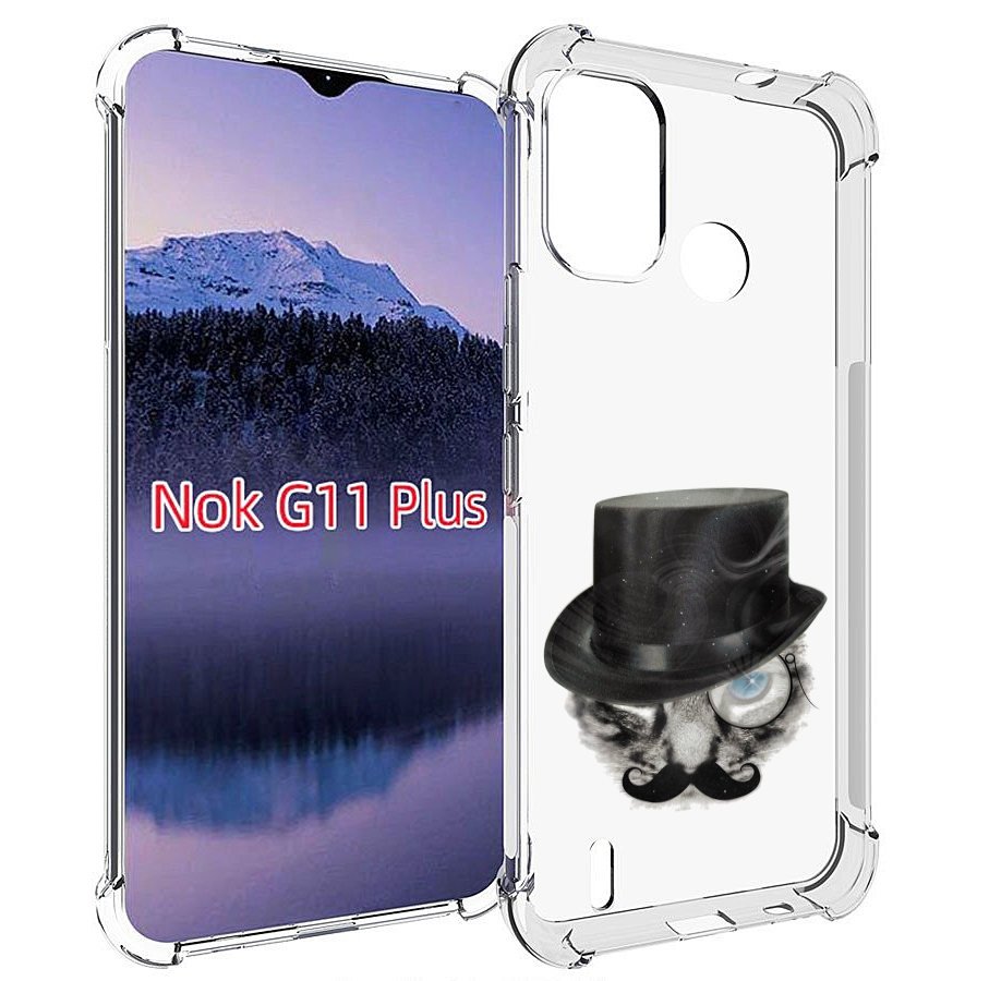 

Чехол MyPads интелегентный кот для Nokia G11 Plus, Прозрачный, Tocco