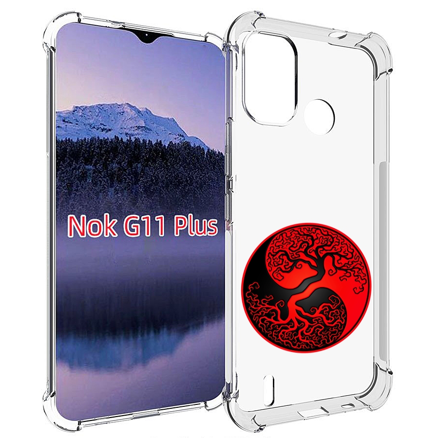 

Чехол MyPads инь янь дерево для Nokia G11 Plus, Прозрачный, Tocco