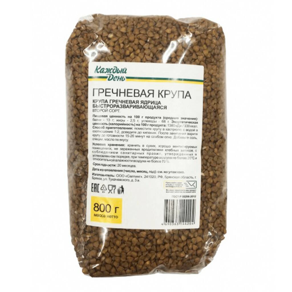

Крупа гречневая Каждый День 800 г