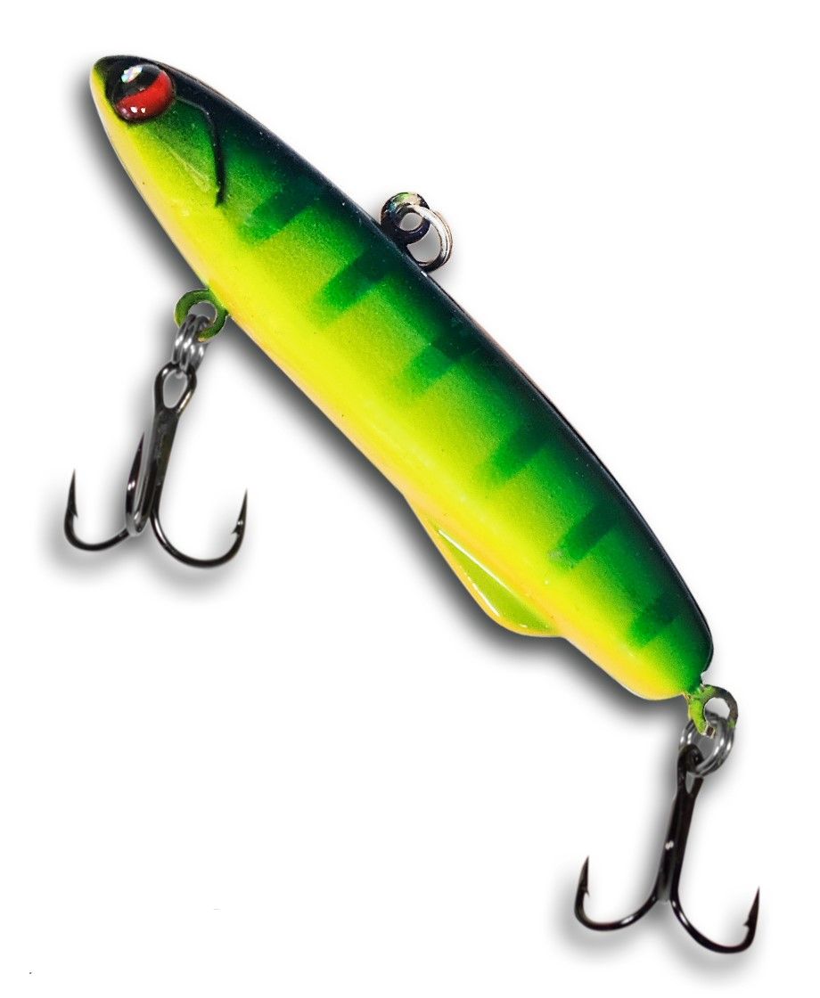 

Раттлин виб для зимней рыбалки BAT SHIRITEN BATON 90 30 гр silicon цвет. 963, Зеленый;желтый, SHIRITEN BATON