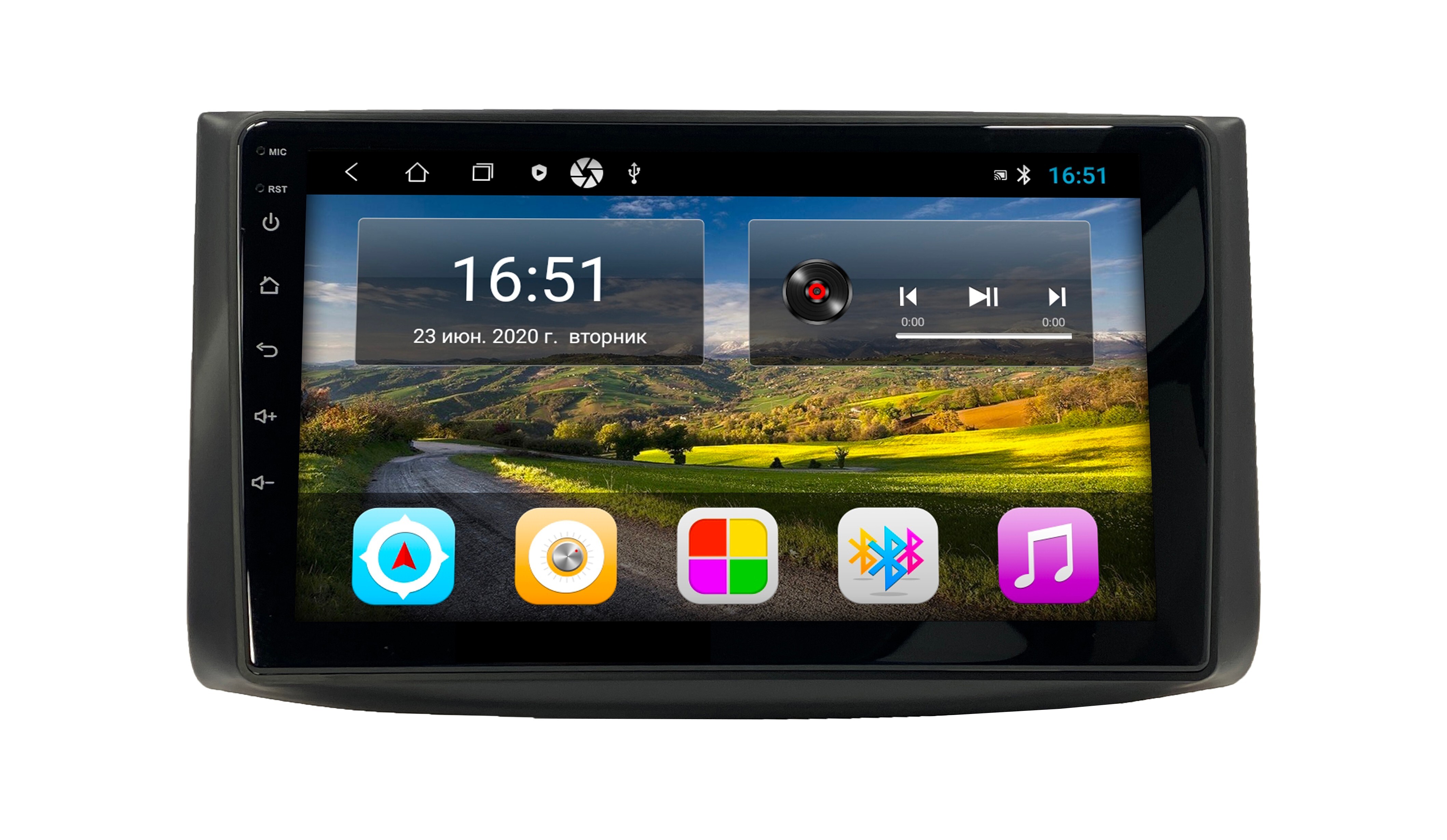 Штатная автомагнитола Zenith Chevrolet Aveo, 2/16GB, Android 12 / Мультируль / ШГУ /