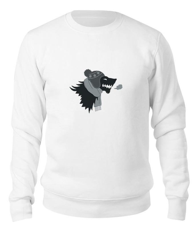 

Свитшот унисекс Printio Winter is coming (game of thrones) белый XL, Winter is coming (game of thrones)