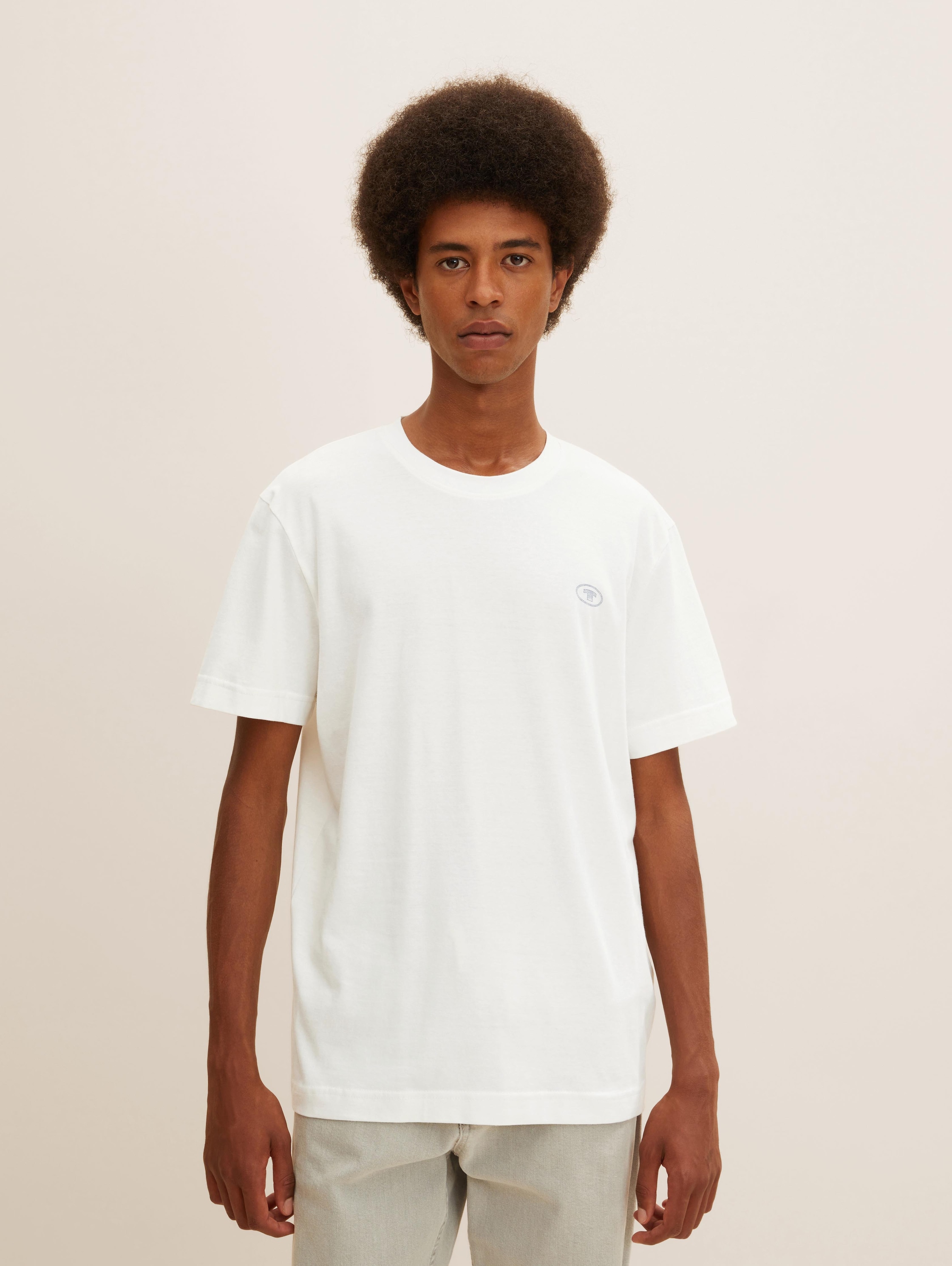 

Футболка мужская TOM TAILOR 1032901 белая S, 1032901