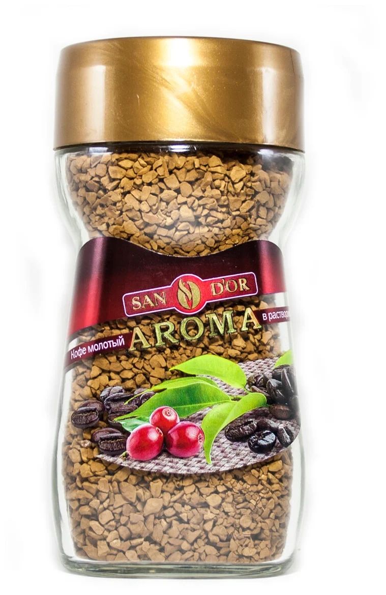 

Кофе San D'or Aroma Молотый в растворимом 190 г