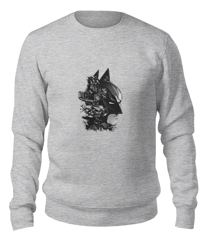 

Свитшот унисекс Printio Бэтмен (batman) серый XL, Бэтмен (batman)