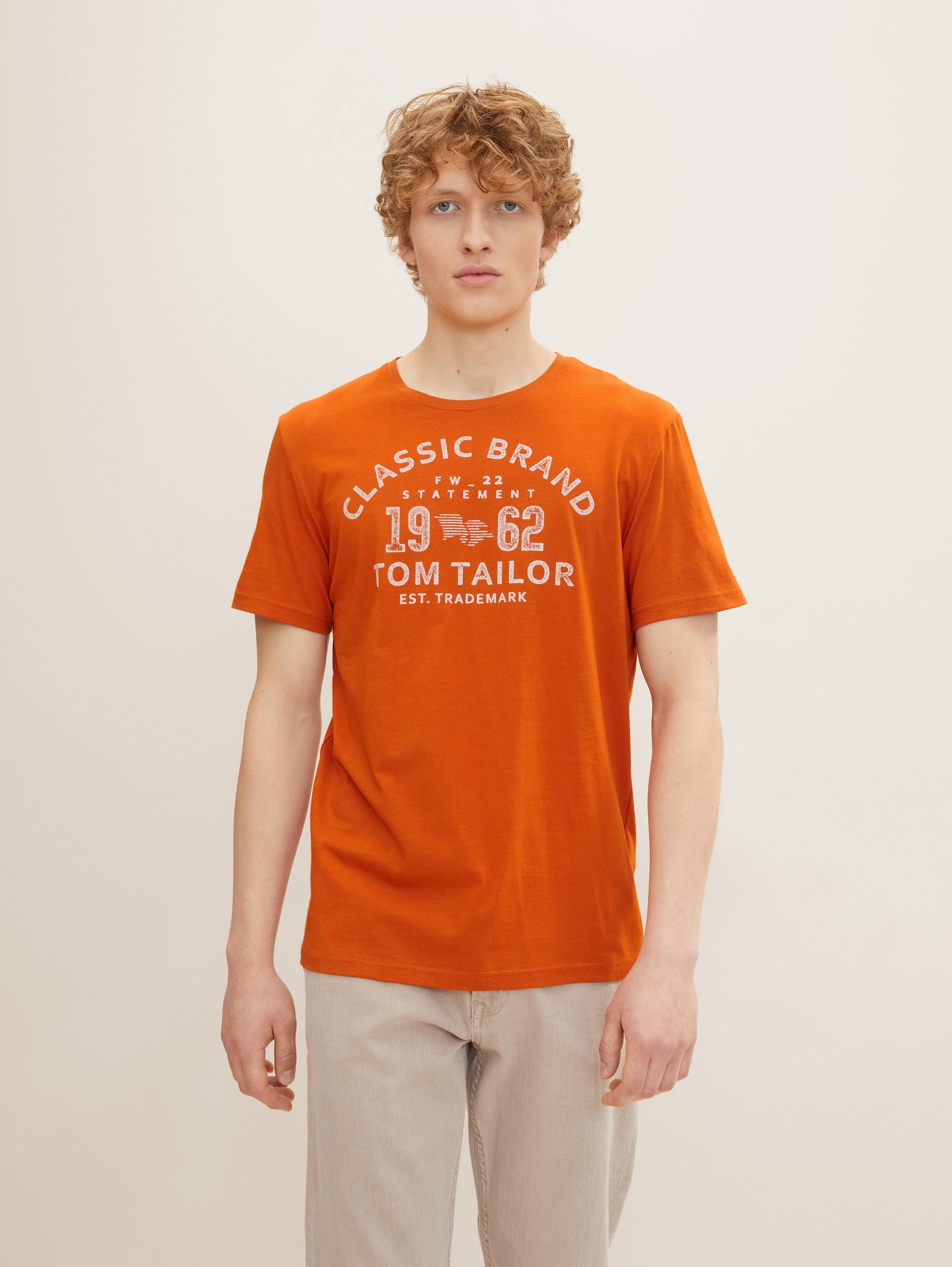 

Футболка мужская TOM TAILOR 1032905 оранжевая XL, 1032905