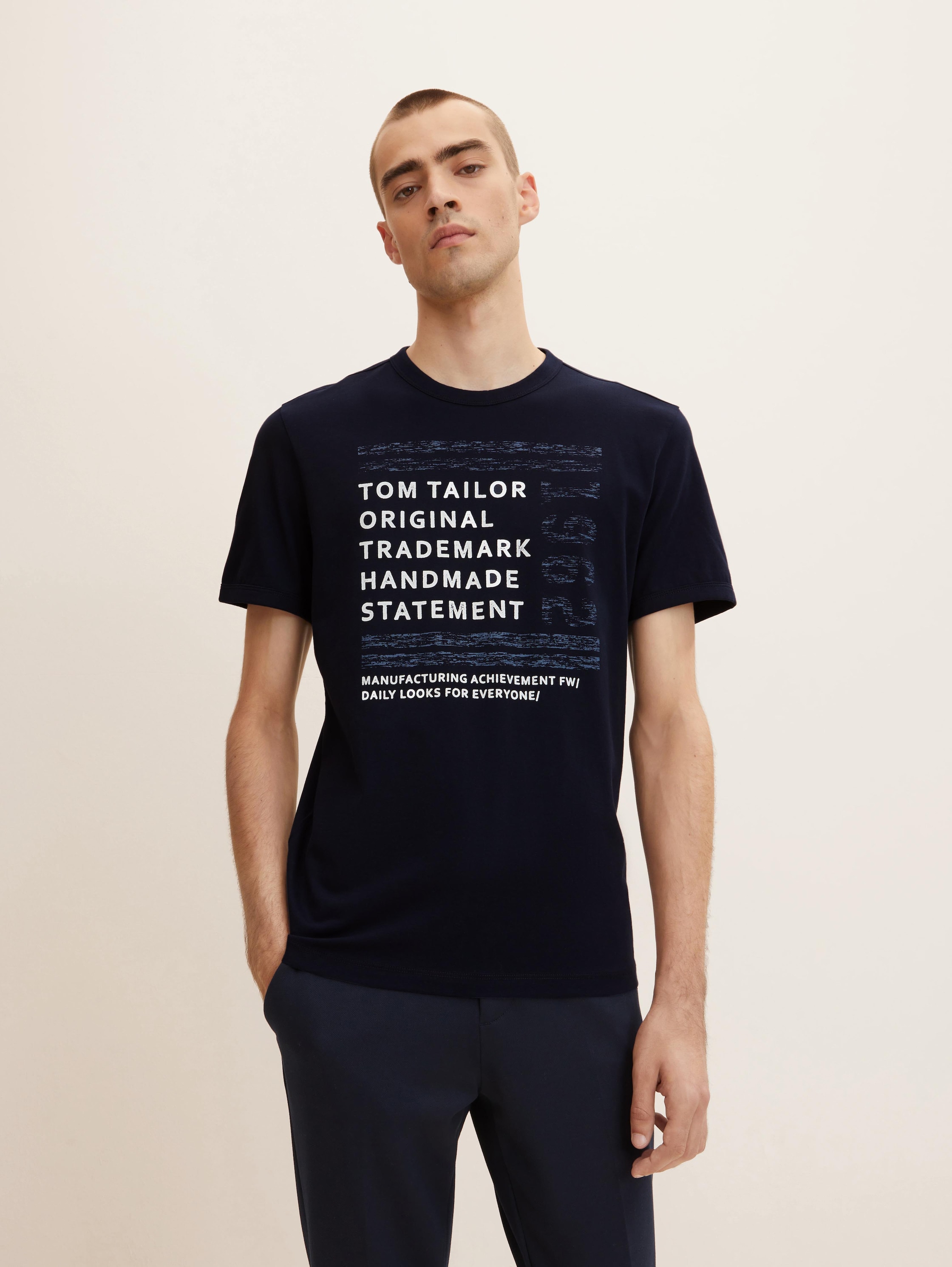 

Футболка мужская TOM TAILOR 1032906 синяя L, 1032906