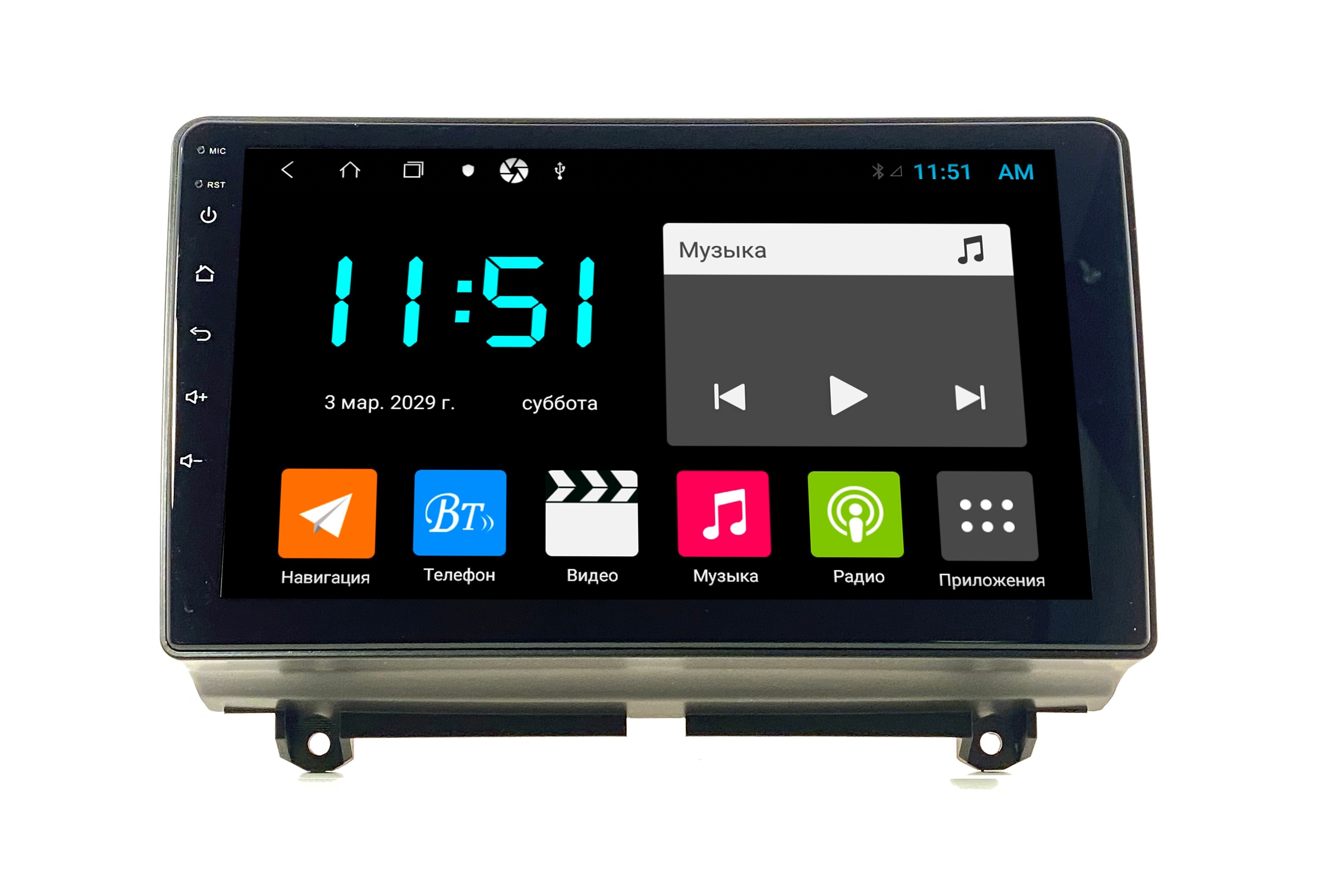 Штатная автомагнитола Zenith Lada Granta FL Android 12 464GB Мультируль ШГУ 3027000₽