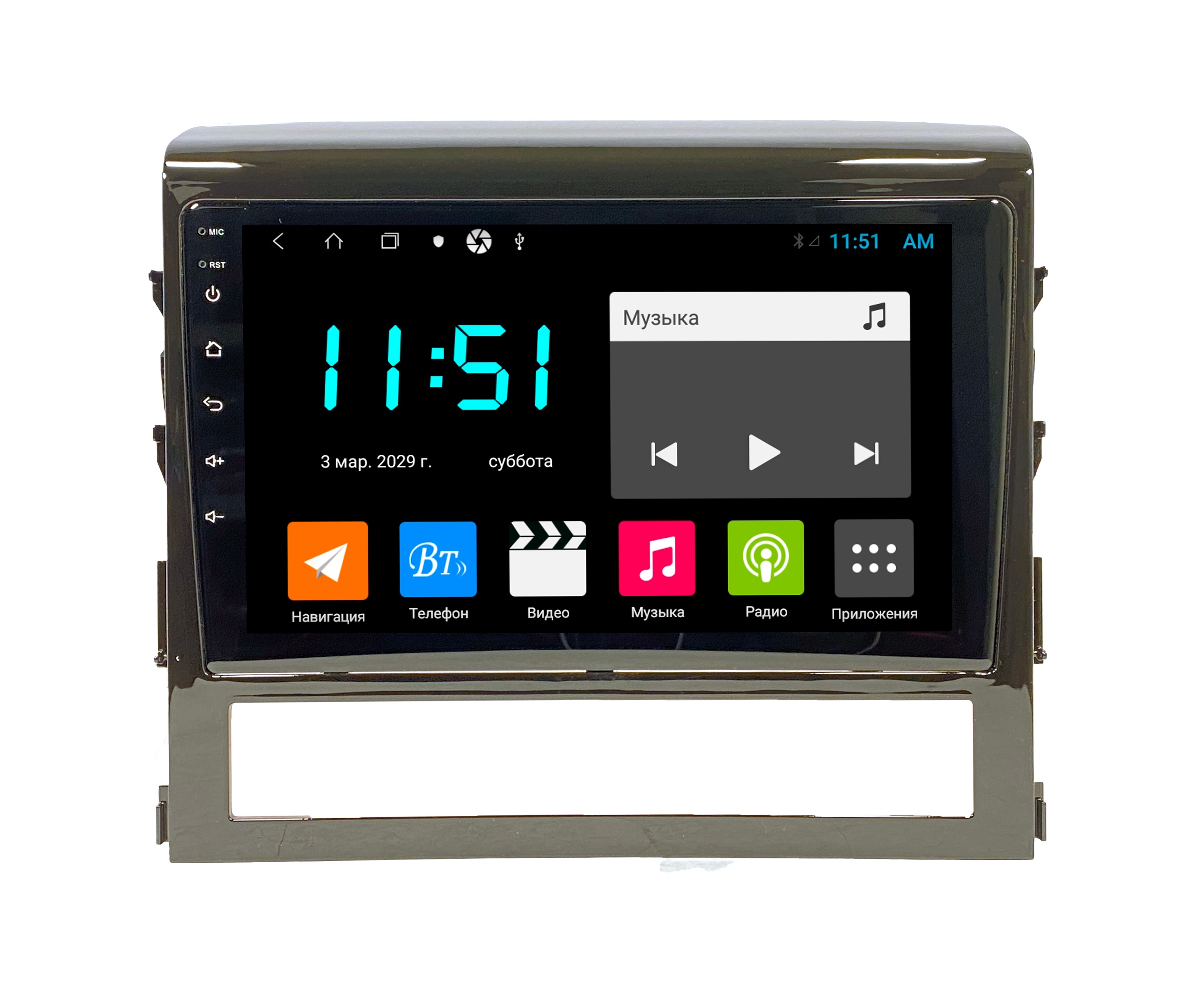 Штатная автомагнитола Zenith Toyota Land Cruiser 200 2014-2021 Android 12 464GB 3361500₽