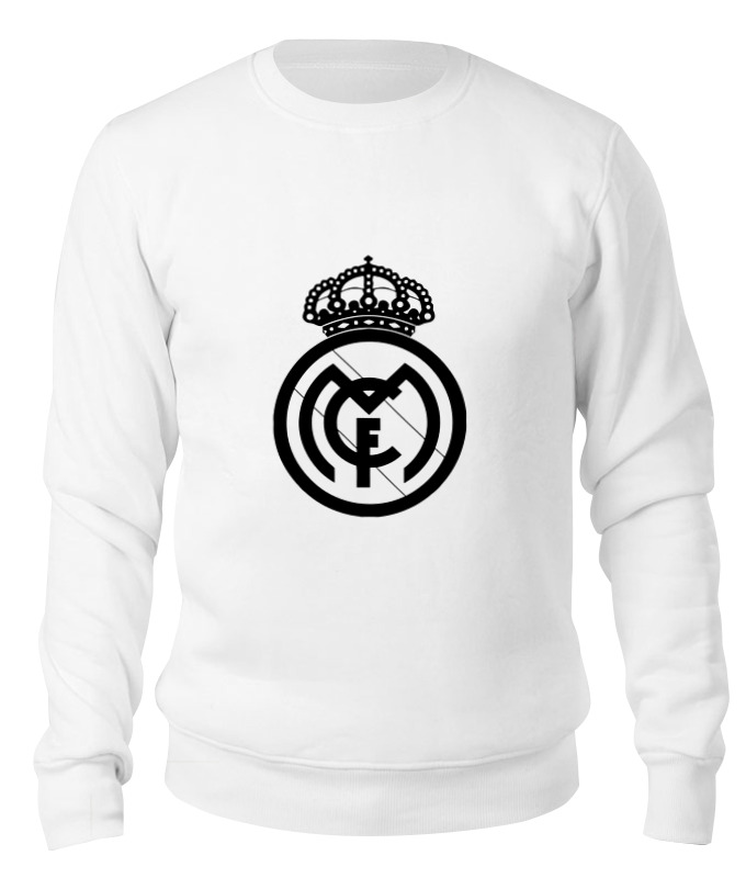 

Свитшот унисекс Printio Real madrid (реал мадрид) белый XL, Real madrid (реал мадрид)