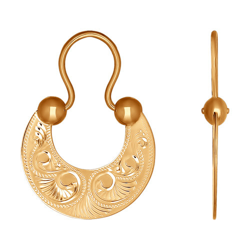 

Серьги из красного золота Yahont 88374, 88374