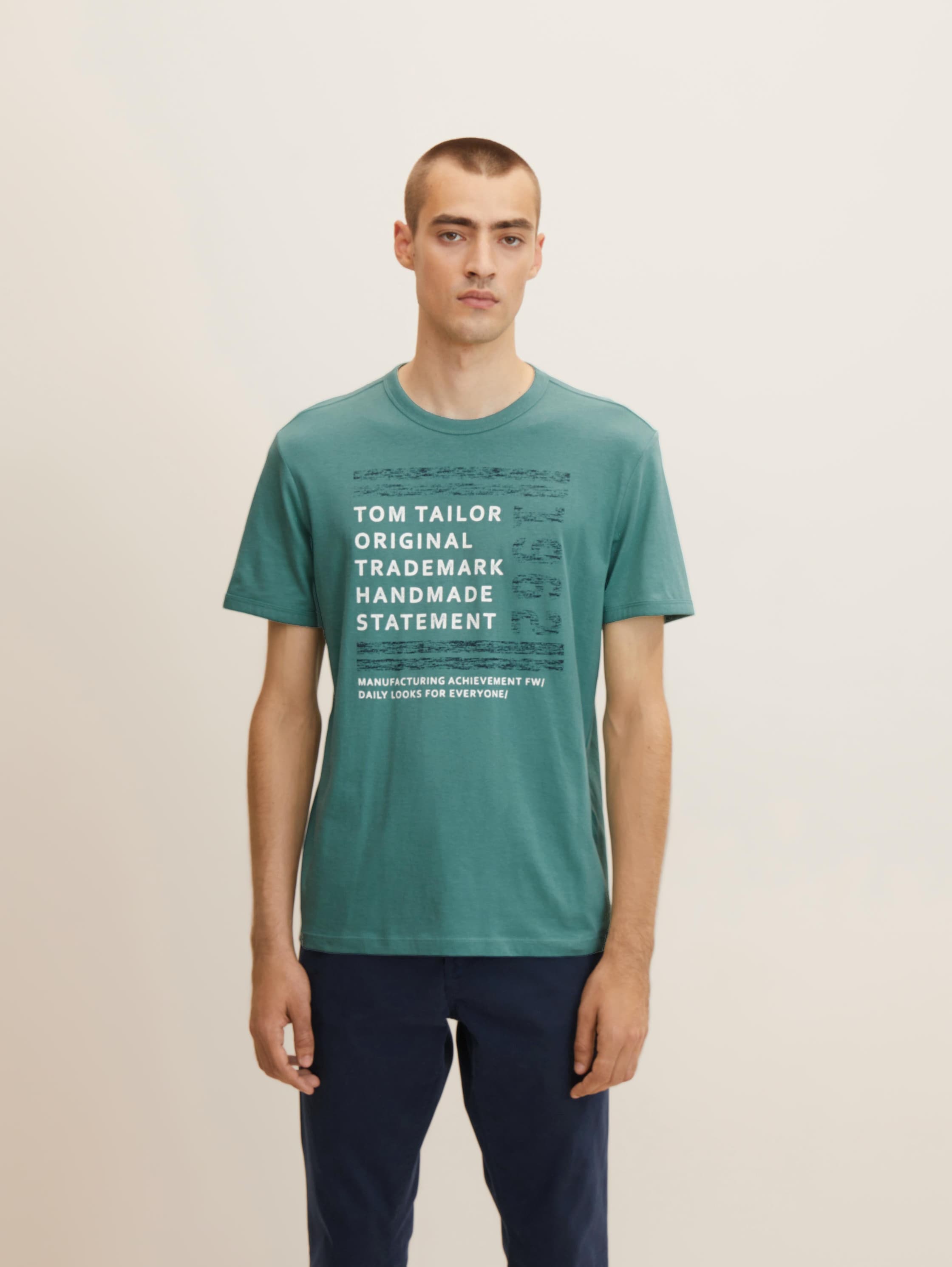 

Футболка мужская TOM TAILOR 1032906 зеленая 2XL, 1032906
