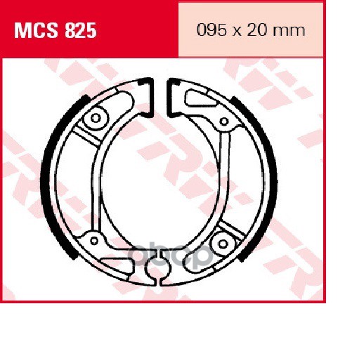 

Колодки тормозные барабанные передн Honda: NPS 50 01-, PK 50 90-, SA 50 88-94, CR 80 83-84