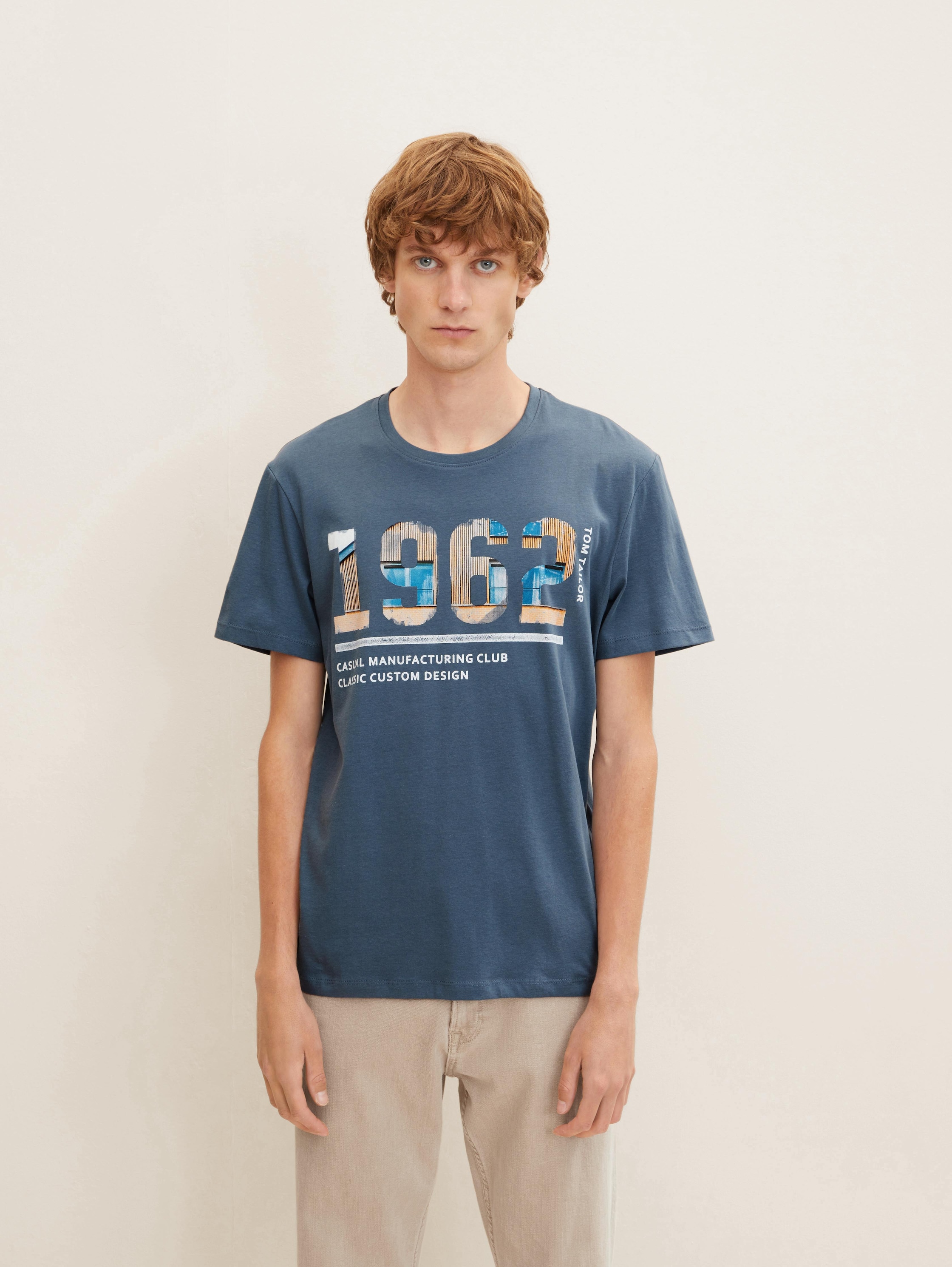 

Футболка мужская TOM TAILOR 1032907 синяя 3XL, 1032907