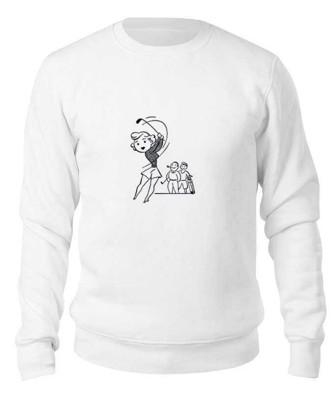 

Свитшот унисекс Printio Keep calm and play golf белый XL, Keep calm and play golf