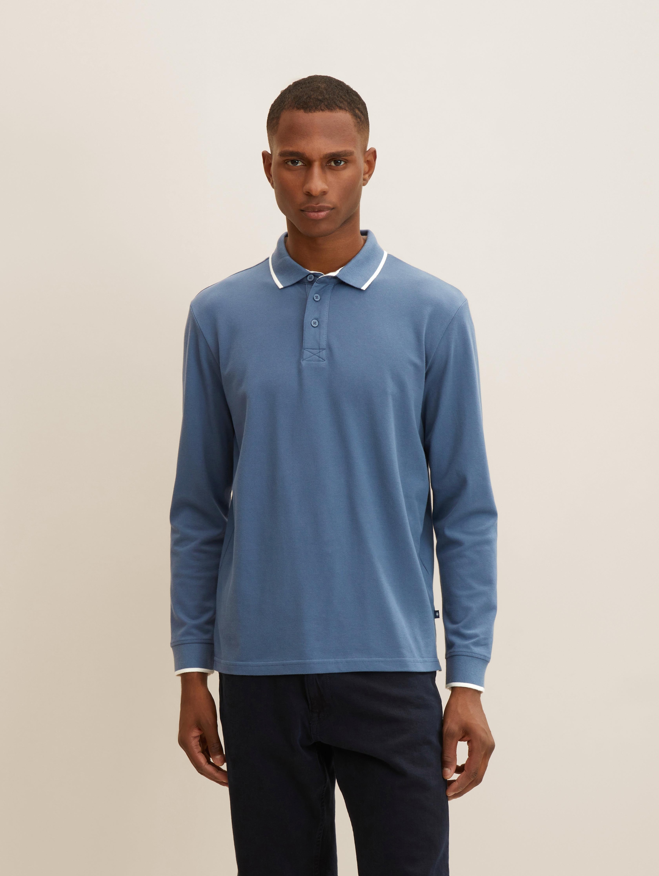 

Лонгслив мужской TOM TAILOR 1032872 синий 2XL, 1032872