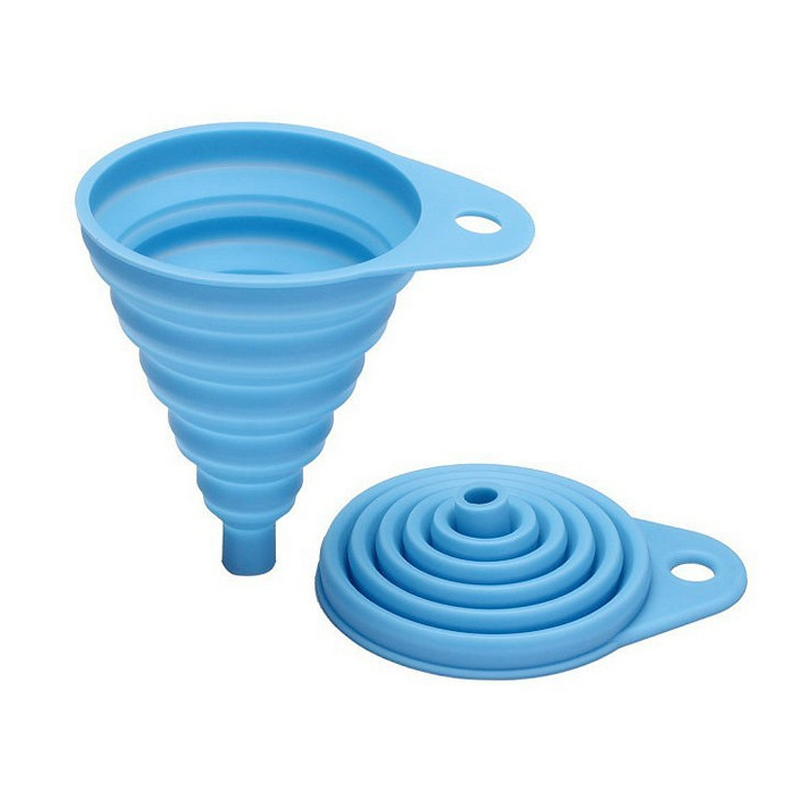 

Воронка складная Folding funnel 8см (Голубая)