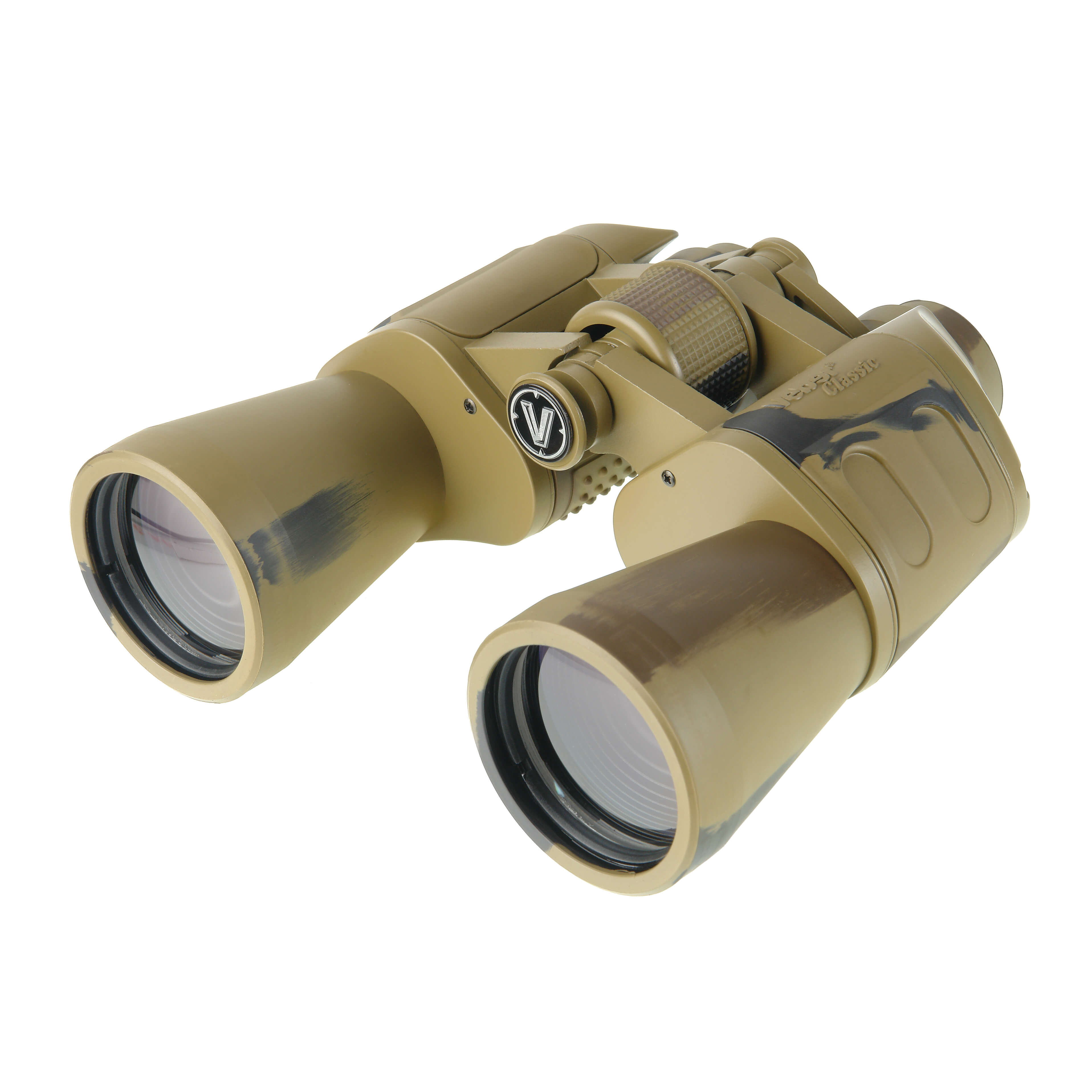 

Бинокль Veber Classic БПШЦ 15x50 VRWA широкоугольный, камуфлированный