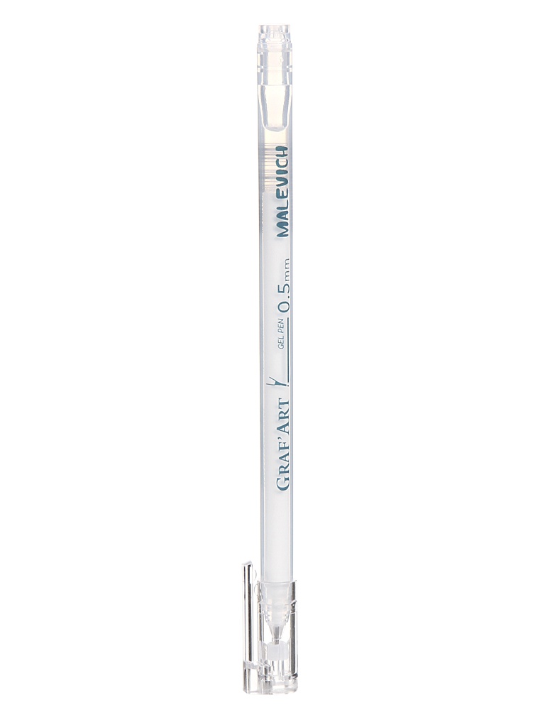 Ручка гелевая Малевичъ 198000, белая, 0,5 мм, 1 шт.