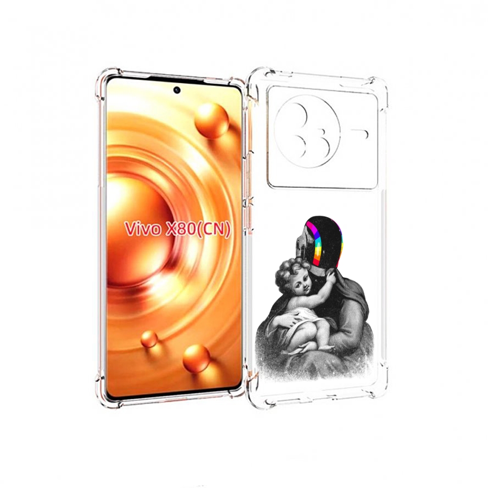 

Чехол Mypads Защитник В Шлеме Для Vivo X80, Прозрачный, Tocco